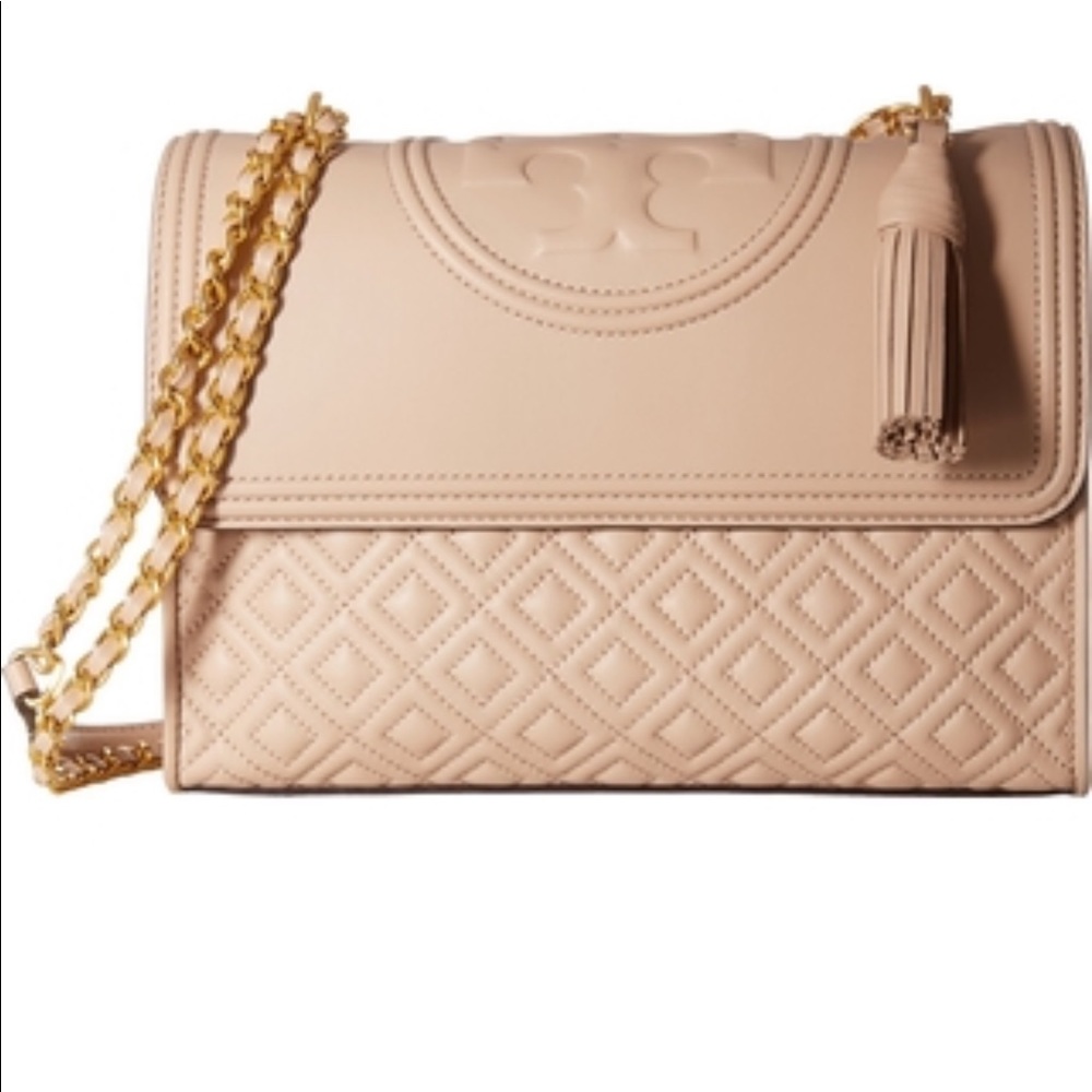 Tory Burch Medium Fleming Mink Nude